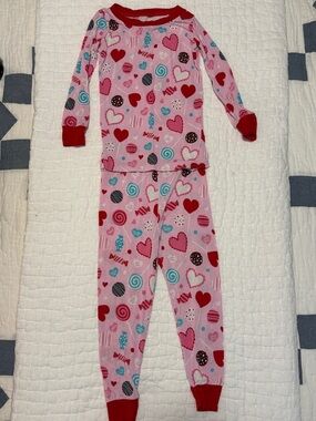 Little Sleepies 18-24 months Sweet Valentines Print Pajamas Longsleeve w/ pants